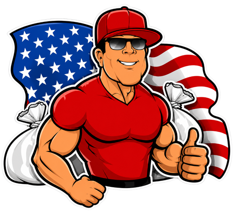 Fuhgeddaboutit Junk Removal mascot